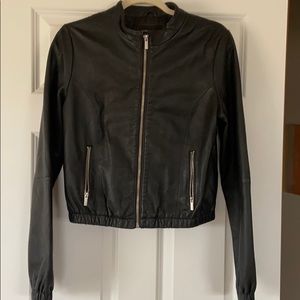 BCBG Leather Jacket